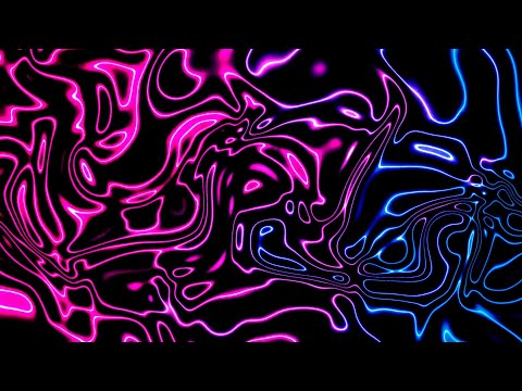 🎬 4K Screensaver – Pink and Blue Neon Fluid | Abstract Loop (No Audio)