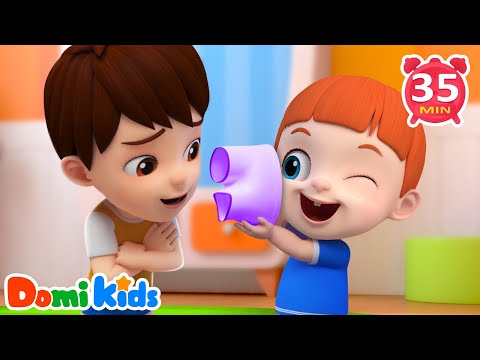 我會自己穿衣服｜生活技能學習幼兒｜3D動畫兒歌｜小朋友學穿衣 👕🧒｜親子教育歌曲｜寶貝多米