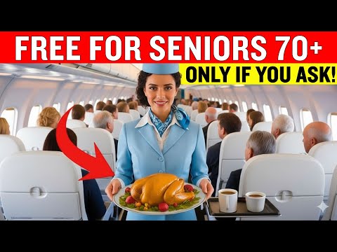 15 FREE Things Senior Travellers (70+) Should ALWAYS Ask For On a Flight