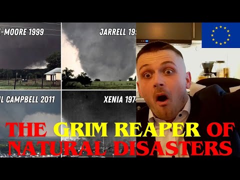 European HORRIFIED in Reaction to Americas Top 10 Most Infamous F5 or EF5 Tornadoes