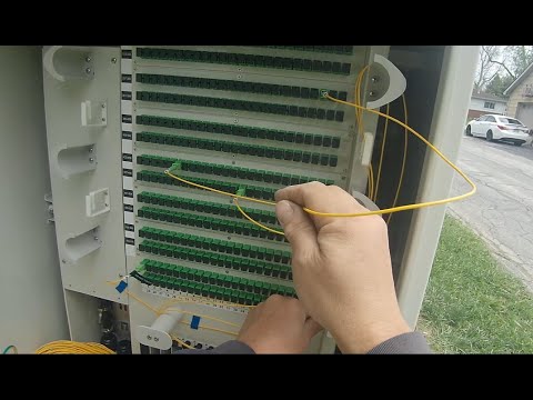 150ft Aerial Fiber Optic Drop Install