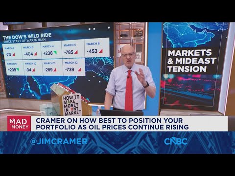 If oil goes much higher we are going to start experiencing major pain, says Jim Cramer