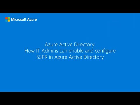 How to enable and configure SSPR in Entra ID