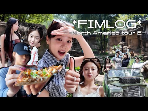 먹방🍕 러닝🏃‍♀️ 동물원🐆 시카고와 달라스에서 있었던 일들 | 북미 투어 조각 모음집 2 🫶 | FIM-LOG