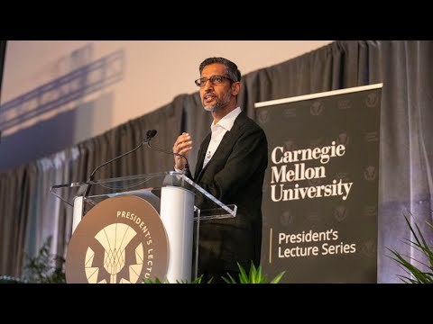 Google & Alphabet CEO Sundar Pichai Visits Pittsburgh for CMU's President's Lecture Series