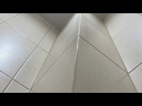Как засиликонить наружный угол на заусованной плитке!