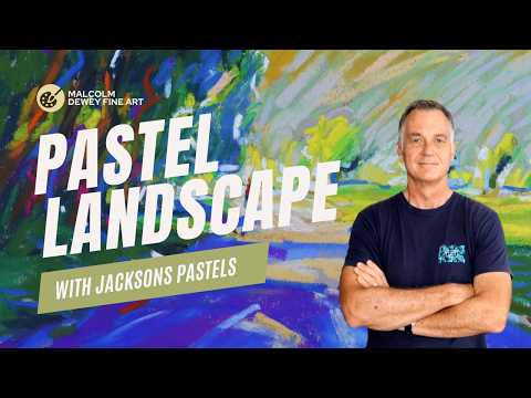 Vibrant Pastel Landscape Demo: Testing Jackson’s Handmade Soft Pastels