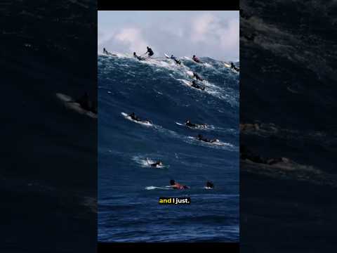 Everyone was scared to surf it but him😳 #surf #epic #waves #surfing #maverick