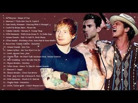 Música en Inglés 2019 ✬ Bruno Mars, Maroon 5, Ed Sheeran, Charlie Puth ✬ Mix Pop En Ingles 2019