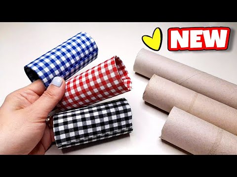 Don't Throw Out Cardboard Rolls! Look What I Did With Few Materials ♻️👍