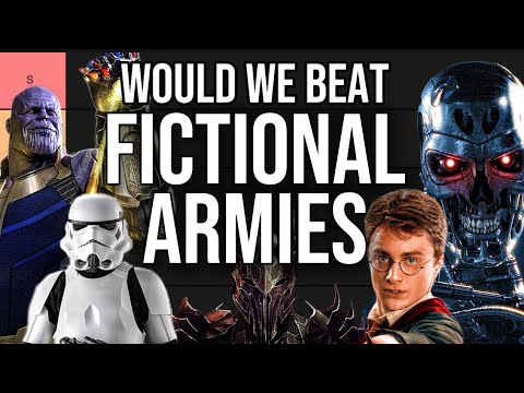 What Fictional Armies Could we Actually BEAT? (Tier List)
