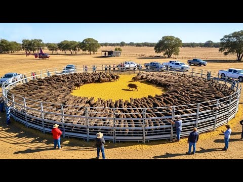 No hunting! US farmers catch 981 wild boars using this method alone.