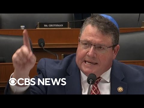 Congressman scolds protester at college antisemitism hearing: "Shut up and get out of here"
