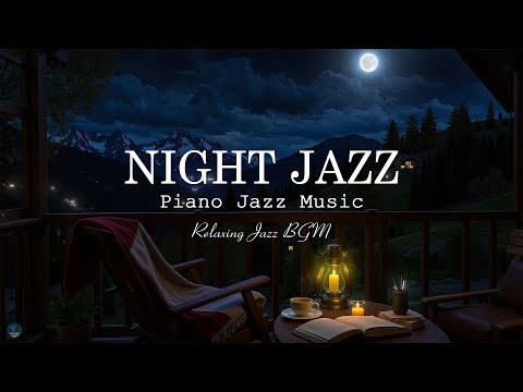 Night Jazz Piano Instrumental Music - Delicate Jazz Music - Calm Jazz Music for Stress Relief, Sleep