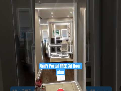 Ubiquiti portal app 3D floor plan
