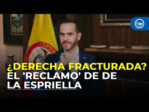 ¿De La Espriella molesto con el Centro Democrático? "Intenté la unión y no se logró"