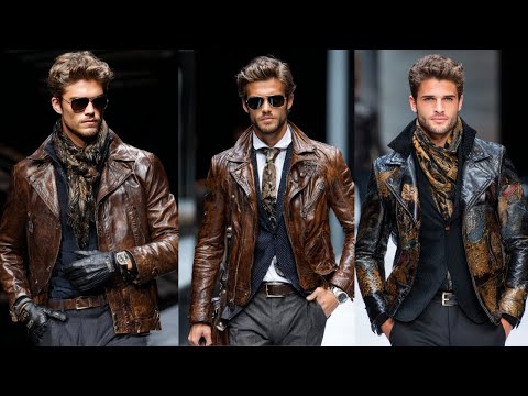 Emporio Armani Fall Winter 2025 Leather Jackets For Men Exude Timeless Elegance And Modern Luxury
