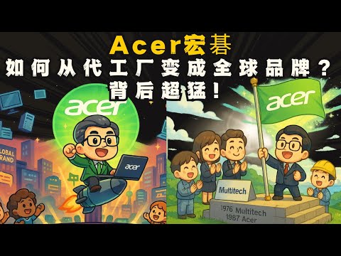 Acer 如何从幕后走向全球?台湾品牌的奇迹!