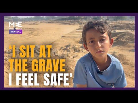 ‘I miss her so much’ says Palestinian child who went viral for sleeping on his mother’s grave
