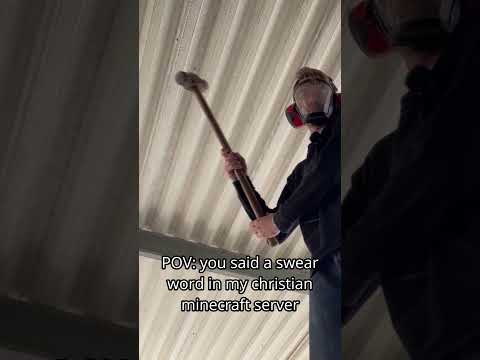 POV: you say a swear word in my christian minecraft server