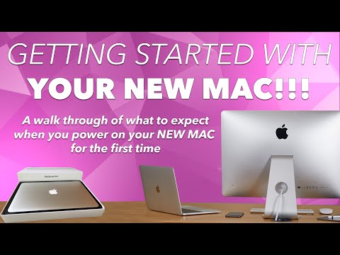 Setting up your new Apple Mac for the FIRST TIME! - Getting started and what to expect!