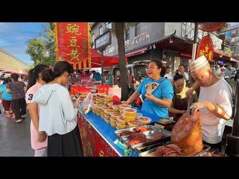 Chinese Street Food Market Tour | Xi’an Breakfast Feast!
