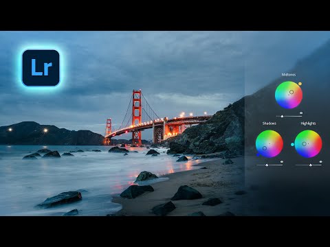 How to COLOR GRADE Moody Blue Hour Photos in Lightroom