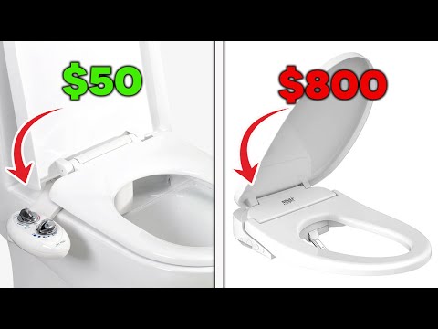 I Bought A $50 Toilet Bidet And A $800 Bidet. You'll Be Surprised Which One I Chose! DIY How To