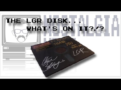 The LGR Disk.... What's on it?! | Nostalgia Nerd