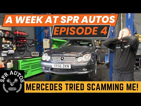 This week at SPR Autos ep4 MERCEDES TRIED SCAMMING ME! SAVING CLIENTS MONEY, I MISDIAGNOSE A CAR!