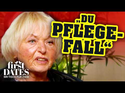 KNALLHART! Sie BELEIDIGT ihn als PFLEGEFALL 😳😳 First Dates