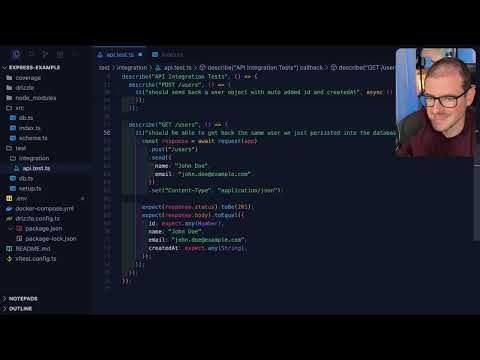 How to write integration tests over your api