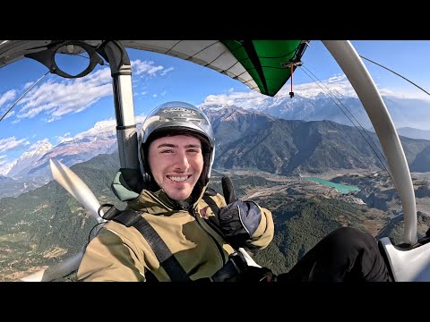 $440 Ultralight Flight in Pokhara, Nepal🇳🇵
