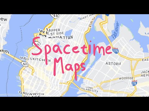 I made maps that show time instead of space