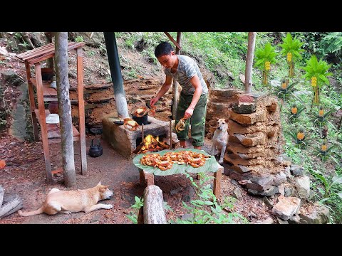 Leave the city for the forest – Use stones to build houses, Find food and start farming.