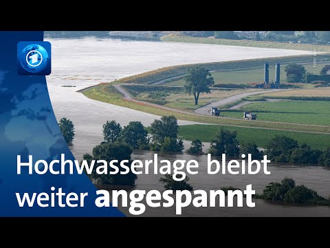 Hochwasser in Süddeutschland: Lage bleibt angespannt