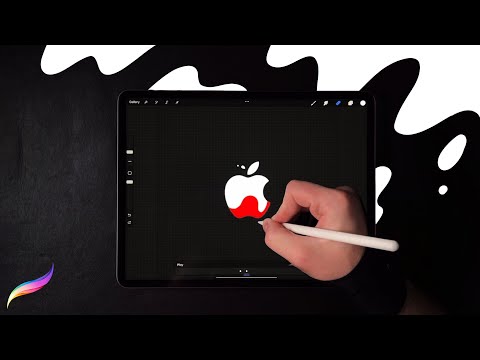 Liquid Apple Logo Animation THE EASY WAY | Procreate Tutorial