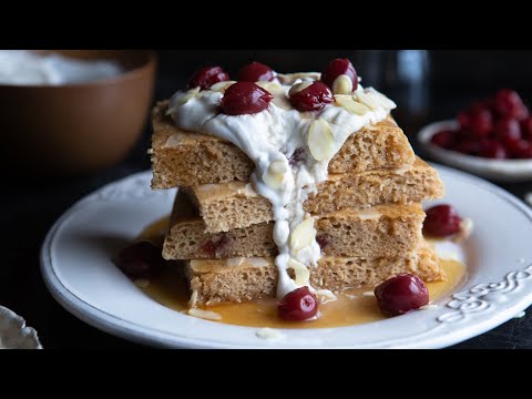 Vegan Sheet Pan Pancakes | Easy Vegan Breakfast Recipe