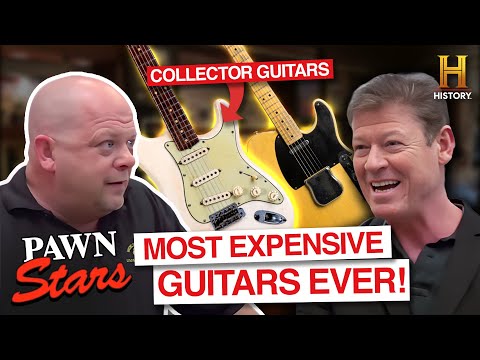 TOP 12 RARE & EXPENSIVE GUITARS | Pawn Stars