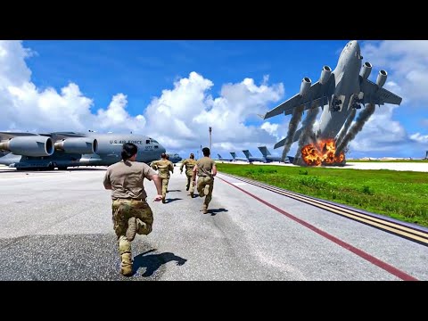 Caracas Shocked! Female US Air Force C-17 Pilot Makes Full-Speed Emergency Takeoff