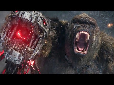 人類製造機械哥斯拉，試圖取代金剛的地位，結果被金剛拔下首級！