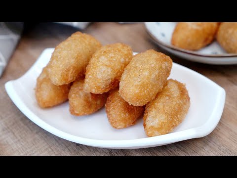 广式茶点咸水角：教你在家做，外酥里糯，比茶楼还好吃【我是马小坏】