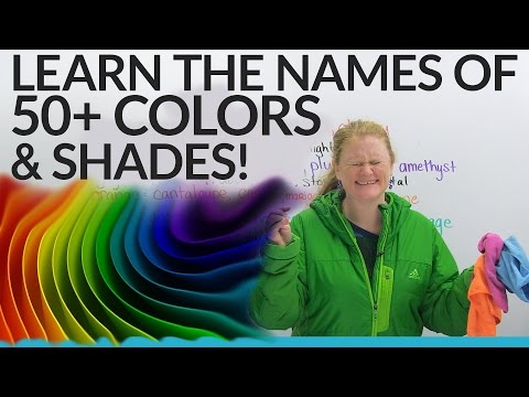 Improve Your Vocabulary: 50+ Shades of Colors in English!