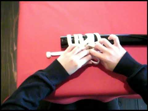 How To Tie Sageo of Japanese Sword - Tozando