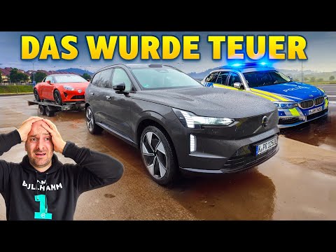 Im ELEKTROAUTO 800km mit Anhänger: Wenn ALLES in die Hose geht