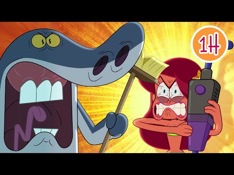 Maníaco da limpeza | Zig e Sharko | Desenho Animado em Português