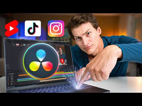 How to Edit TikToks, Reels & Shorts in DaVinci Resolve (Complete Beginner Guide)