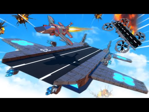 We Had A 2v2 Heli Carrier BATTLE In The SKIES!