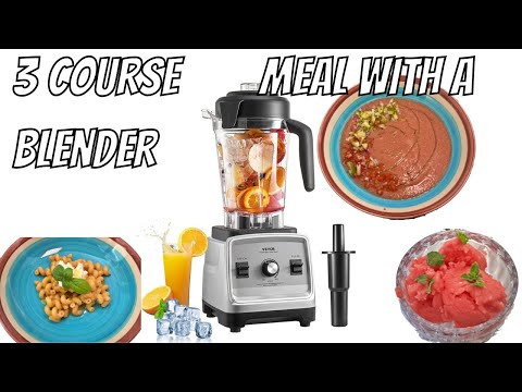 Vevor Blender Review & Three course meal idea!