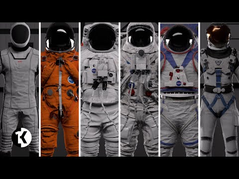 宇航服 世界上最貴的衣服 每套價值1.5億美元  | 1K圖解 | NASA | EMU | xEMU | A7L | SpaceX | Apollo | Moon | Mars | Regolith